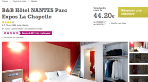 B&B Hôtel NANTES Parc Expos La Chapelle